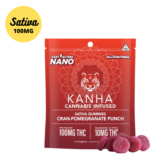 Kanha Cran-Pomegranate Punch Gummies 